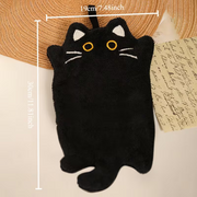 Black Cat Hanging Hand Towel for Bathroom & Kitchen