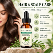 Rosemary Hair Oil with Castor Oil