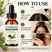 Rosemary Hair Oil with Castor Oil