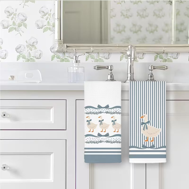 Duck Kitchen Dish Towels Set of 2