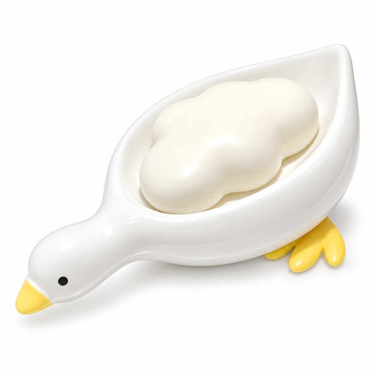 Duck Self-Draining Soap Dish Holder