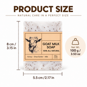 Goat Milk Soap Bar with Honey & Shea Butter
