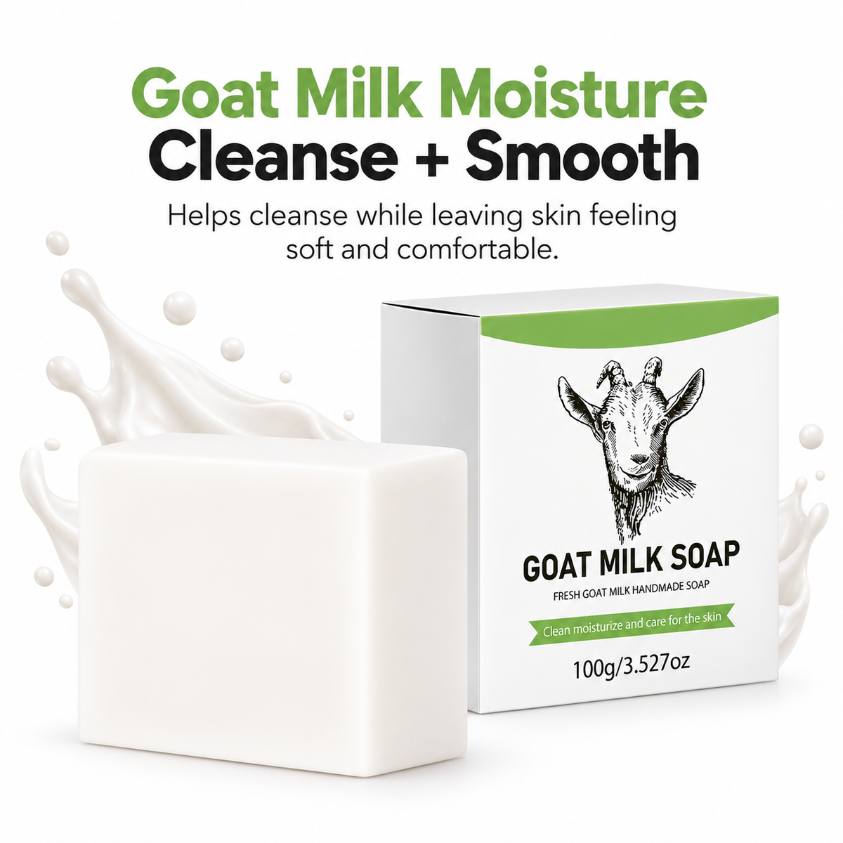 Goat Milk Soap Bar for Face & Body