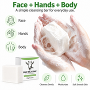 Goat Milk Soap Bar for Face & Body