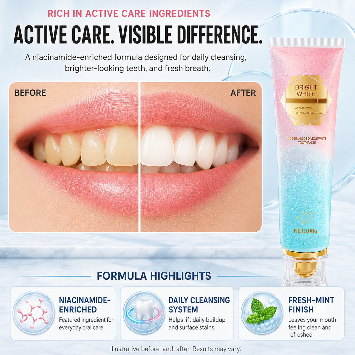 Niacinamide Whitening Toothpaste
