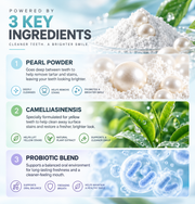 Teeth Whitening Powder with Probiotics & Pearl