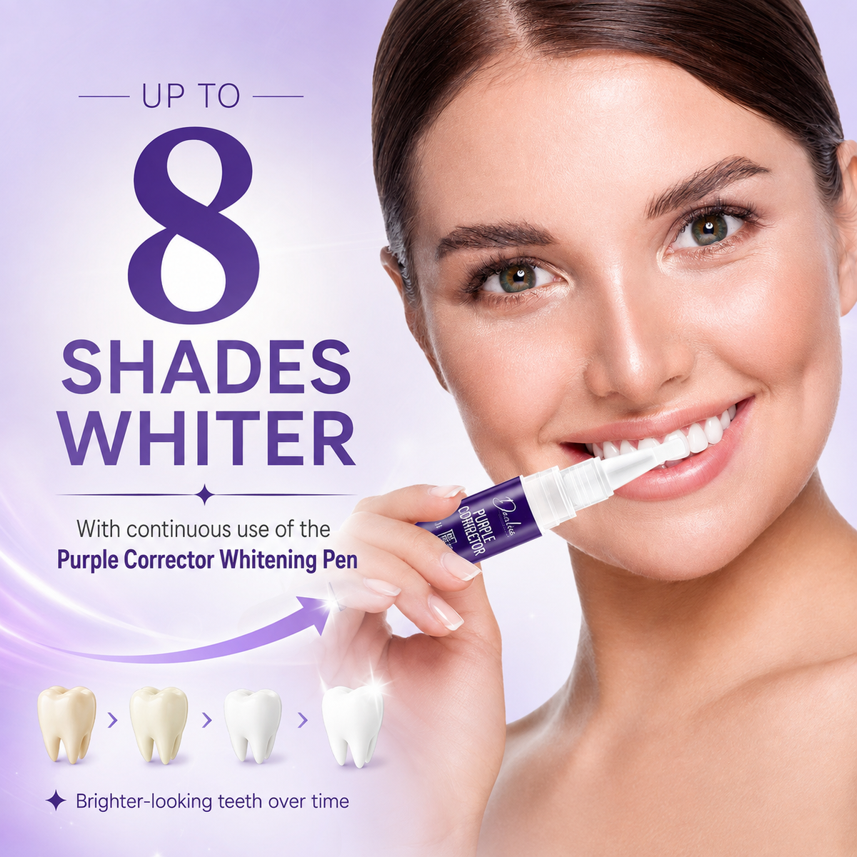 Purple Teeth Whitening Pen