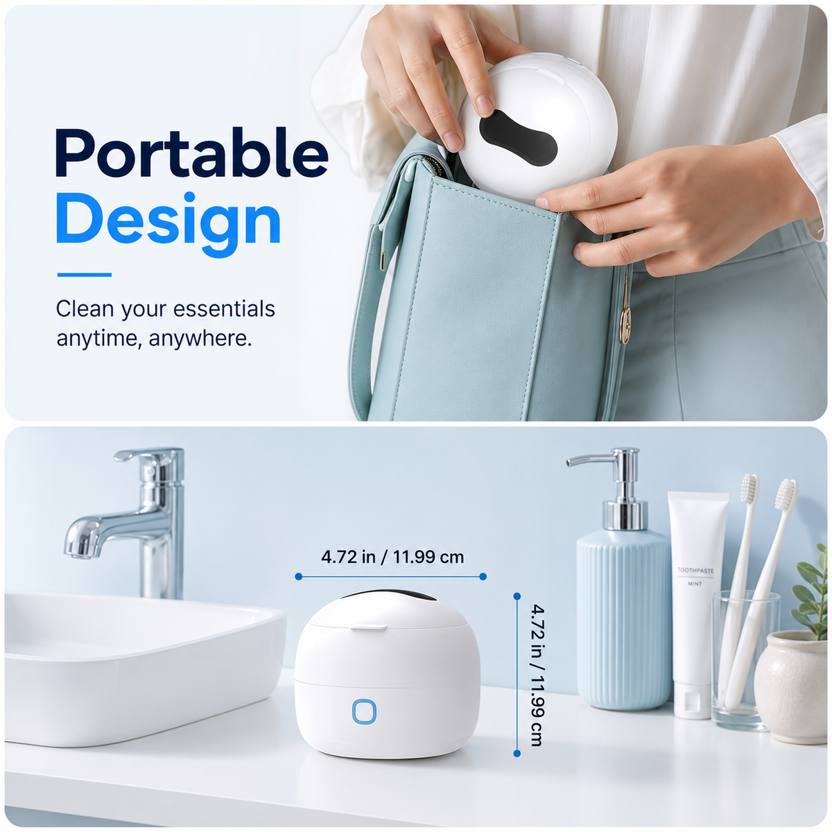 45kHz Ultrasonic Retainer Cleaner