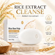 Rice Raw Pulp Essence Soap for Face & Body