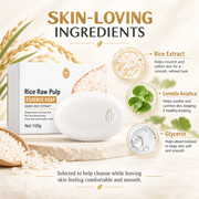 Rice Raw Pulp Essence Soap for Face & Body