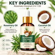Rosemary Oil for Hair with Coconut Oil for Dry Scalp
