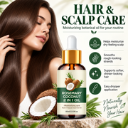 Rosemary Oil for Hair with Coconut Oil for Dry Scalp