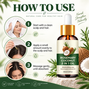 Rosemary Oil for Hair with Coconut Oil for Dry Scalp