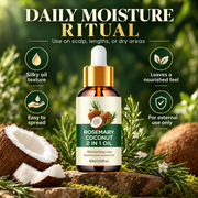 Rosemary Oil for Hair with Coconut Oil for Dry Scalp