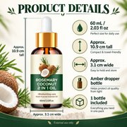 Rosemary Oil for Hair with Coconut Oil for Dry Scalp