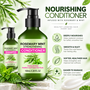 Rosemary Shampoo and Conditioner Set with Mint & Biotin