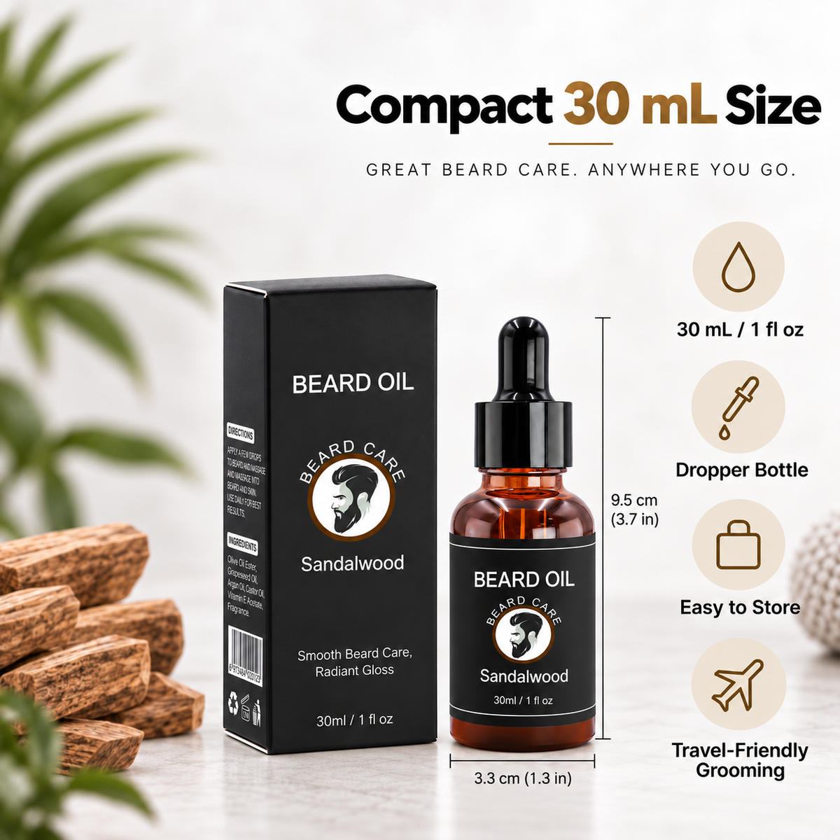 Sandalwood Beard Oil for Men