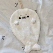 Cute Seal Hanging Hand Towel for Bathroom