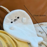 Cute Seal Hanging Hand Towel for Bathroom