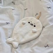 Cute Seal Hanging Hand Towel for Bathroom