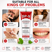 SP-9 Probiotic Whitening Toothpaste with Hydroxyapatite
