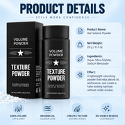 Hair Texture Powder for Men – Volume & Matte Finish