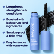 Alleyoop Go the Distance mascara benefits infographic