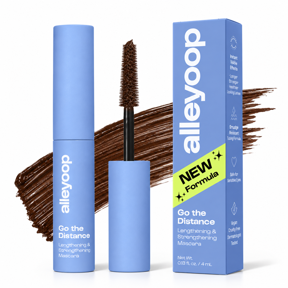 Alleyoop Go the Distance Mini Tubing Mascara Brown 4 mL main image