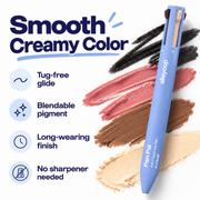 Alleyoop Pen Pal smooth creamy color infographic