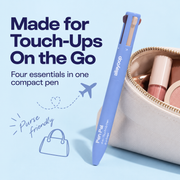Alleyoop Pen Pal travel friendly makeup pen infographic