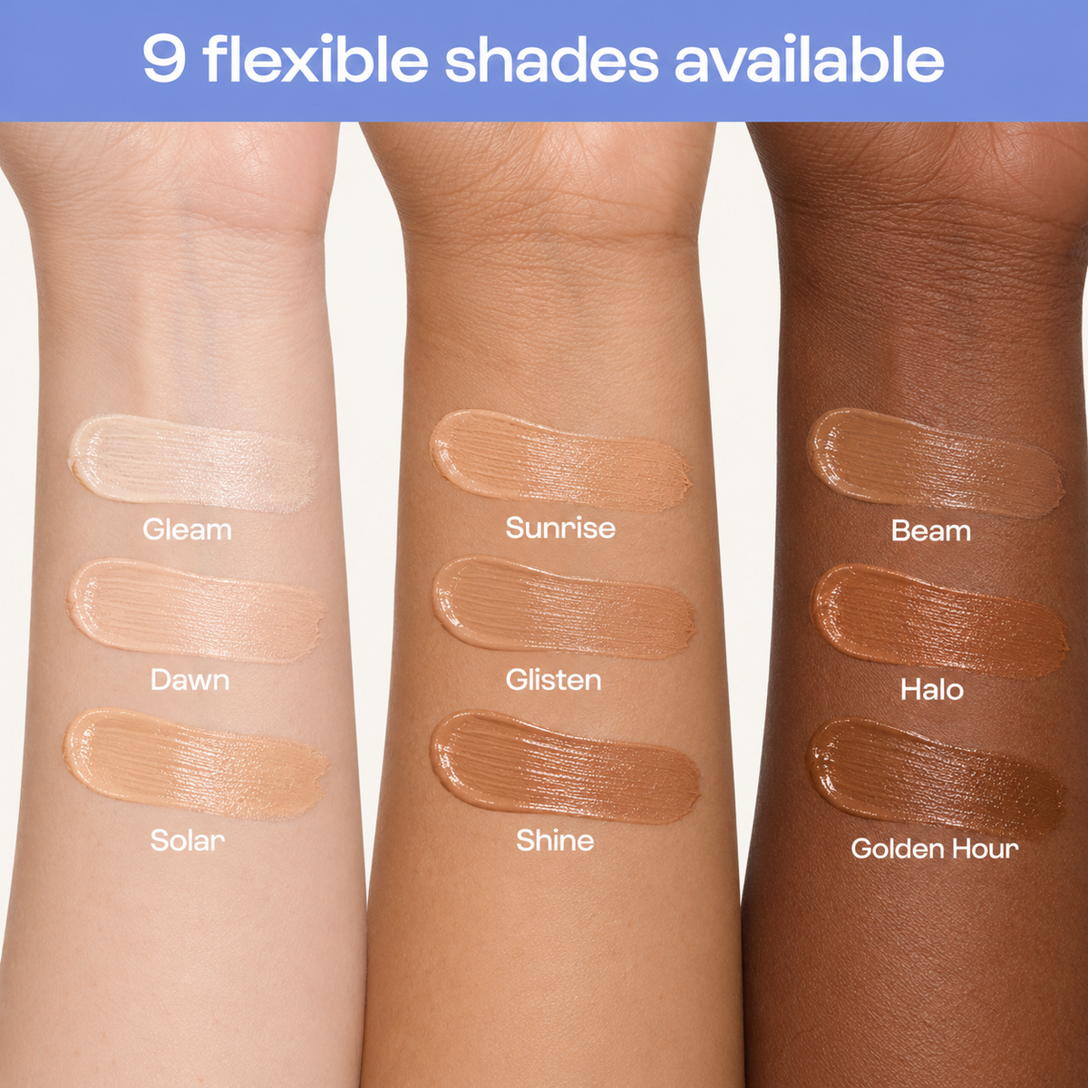 Alleyoop Sunsational nine available shades