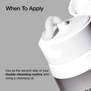 Anua foaming cleanser second-step cleansing routine instructions