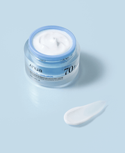 Anua Birch 70 Moisture Boosting Cream creamy texture in open jar