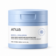 Anua Birch Moisture Boosting Pad 70 pads in powder-blue jar