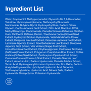 Anua Catechin Calming Pad original official ingredient list