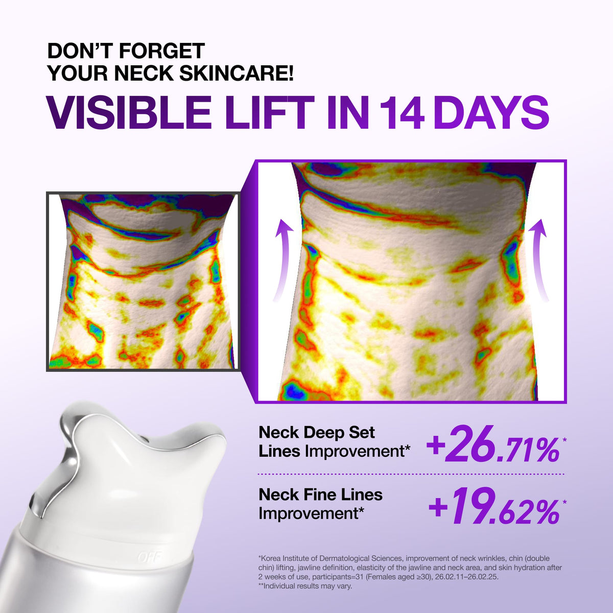 Anua Collagen Retinol Refining Gua Sha Cream: official neck line testing information