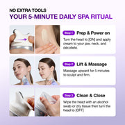 Anua Collagen Retinol Refining Gua Sha Cream: ON/OFF applicator and five-minute massage instructions
