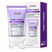 Anua Collagen Retinol Refining Gua Sha Cream 80 mL with built-in gua sha head and carton