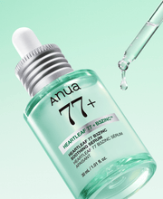 Anua Heartleaf 77 B3Zinc Soothing Serum official close-up with dropper