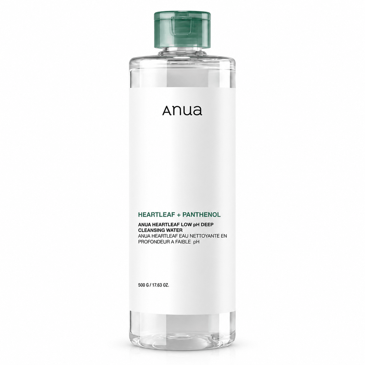 Anua Heartleaf Low pH Deep Cleansing Water 500 g bottle