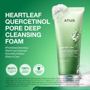 Anua Heartleaf Quercetinol Pore Deep Cleansing Foam official gallery image 3