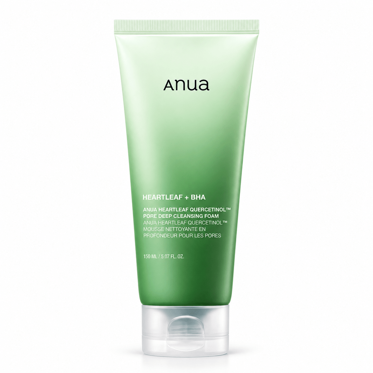 Anua Heartleaf Quercetinol Pore Deep Cleansing Foam 150ml tube