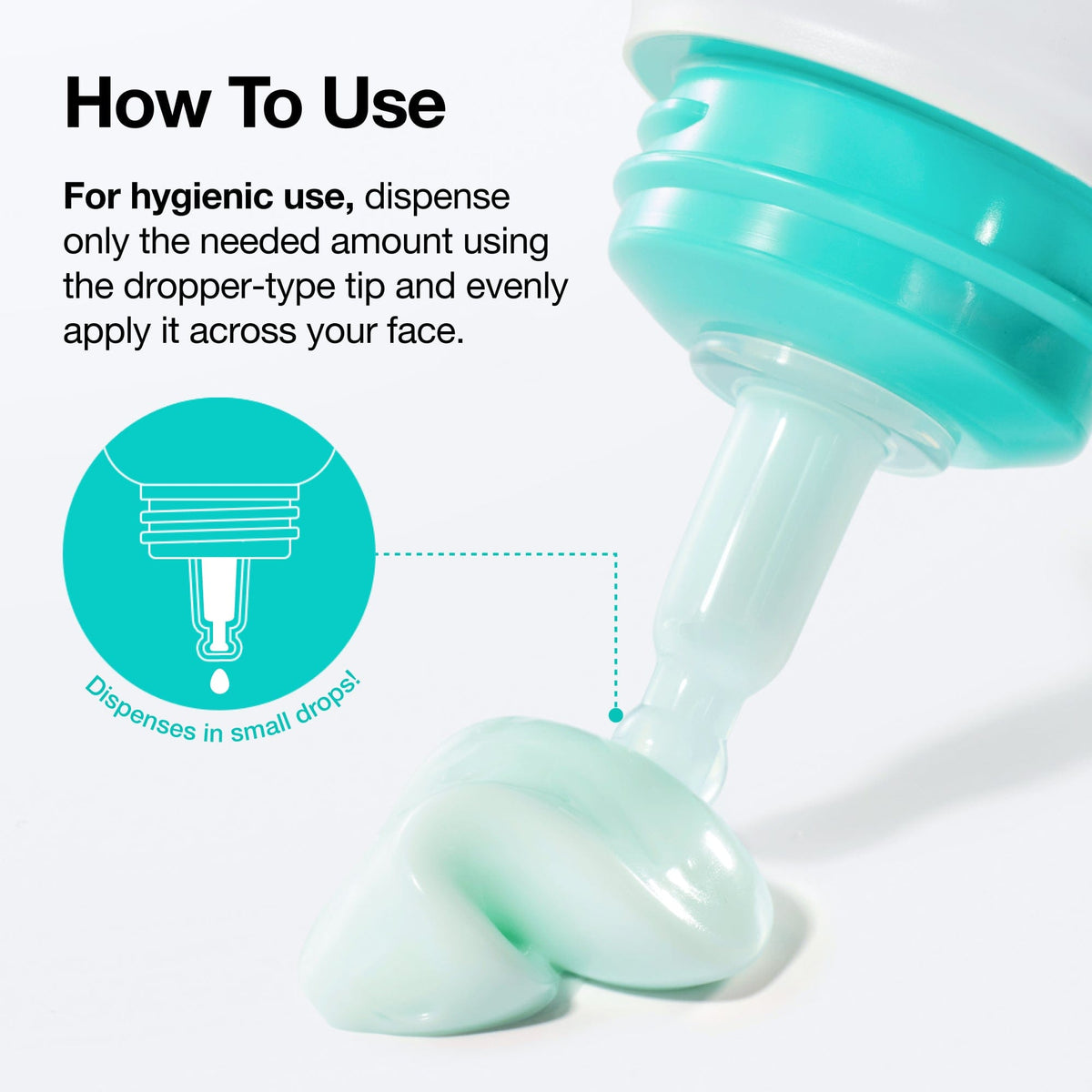 How to dispense Anua PDRN cream through the narrow applicator tip