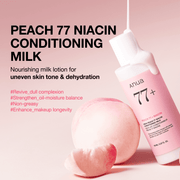 Anua Peach 77 Niacin Conditioning Milk moisturizing lotion benefits