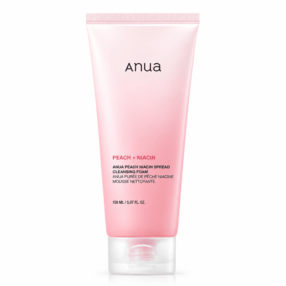 Anua Peach Niacin Spread Cleansing Foam 150 ml pink tube