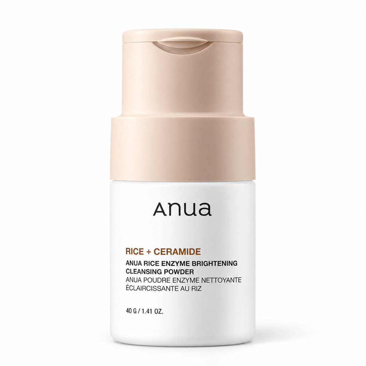 Anua Rice Enzyme Brightening Cleansing Powder 40g bottle