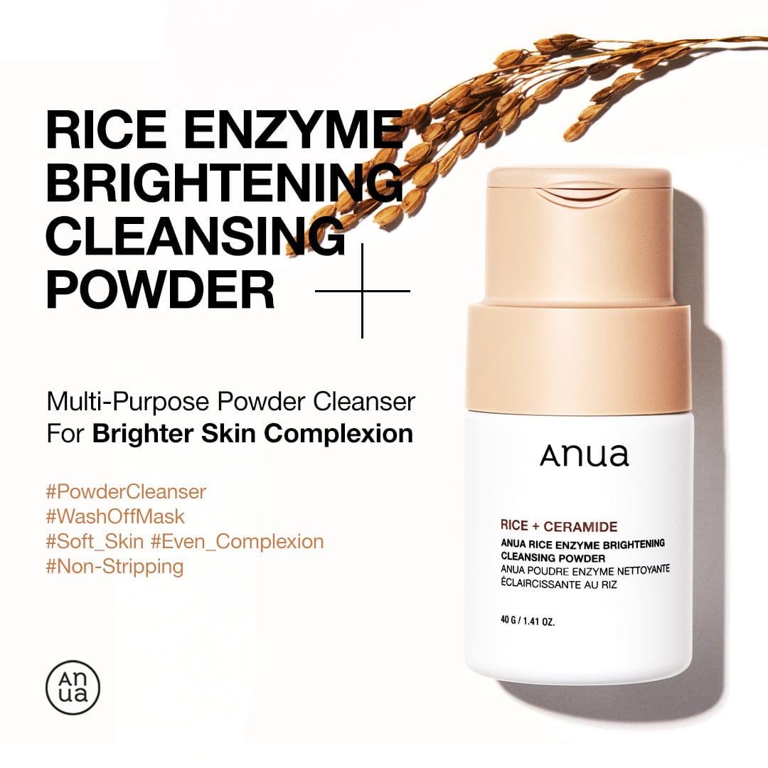 Anua Rice Enzyme Brightening Cleansing Powder multi-purpose benefits