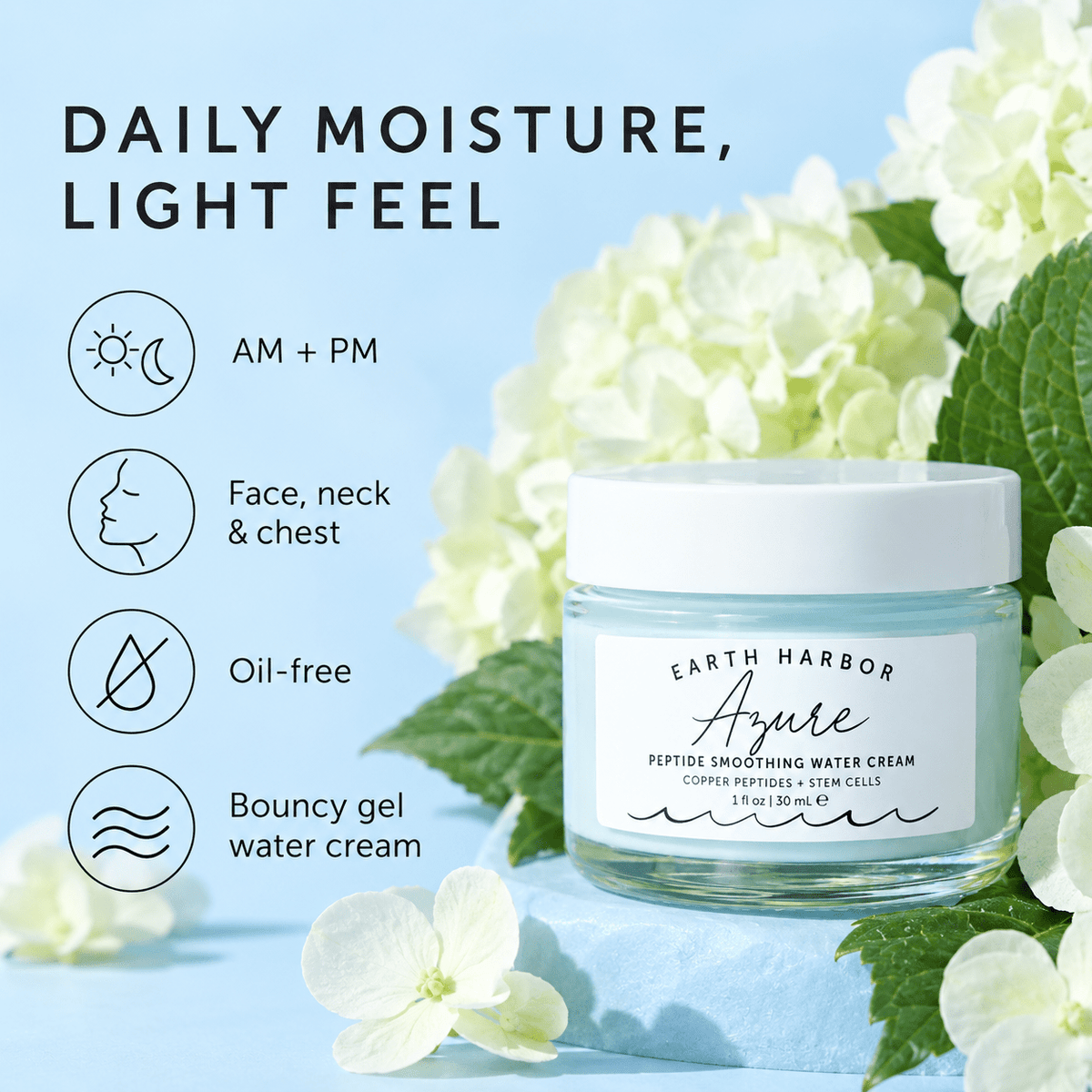 Earth Harbor Azure daily lightweight moisturizer