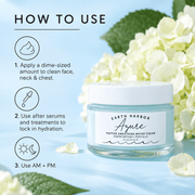 How to use Earth Harbor Azure moisturizer