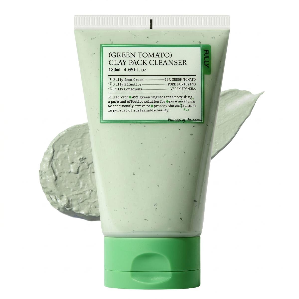 FULLY Green Tomato Clay Pack Cleanser 120ml - AHVTE
